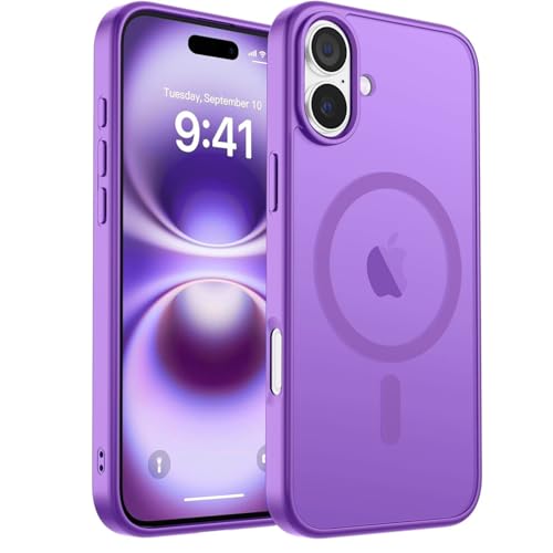 Image of AIBEX Protective OStand Case Compatible for Apple iPhone 16 Pro MagSafe Compatible | Slim Shockproof Back Cover with Camera Lens Protection, Strong Magnetic Support & Anti-Slip Grip | Military Grade