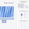 Apple 2024 iMac All-in-One Desktop Computer with M4 chip with 8-core CPU, 8-core GPU: Built for Apple Intelligence, 16GB Unified Memory, 256GB SSD Storage; Blue with AppleCare+ (3 Years) #5