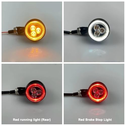 Luz intermitente delantera y trasera para rutas nocturnas seguras en ciudad y carretera 7