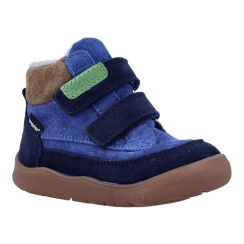 Richter Kinderschuhe Samy Midcut, Barefoot, Fleece-Futter, wasserdicht