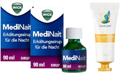 Wick MediNait Spar-Set 2x 90 ml inkl. einer hochwertigen Handcreme Marke Faar-Apo