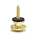 ZUXOCY Electric Guitar Strap Screws Guitar Strap End Pin Tail Button Pegs for Acoustic Electric Guitar Ukulele