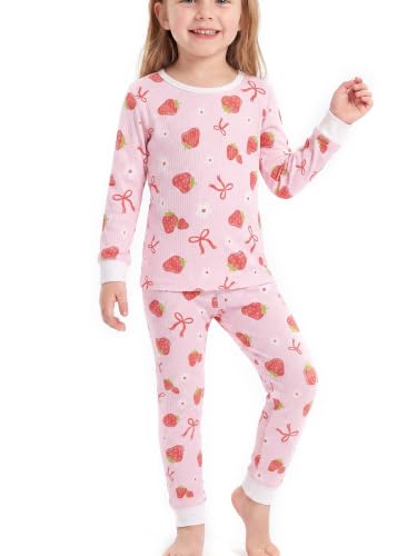 Viscose from Bamboo Toddler Pajamas Girl Long Sleeve Pjs Set - image 1