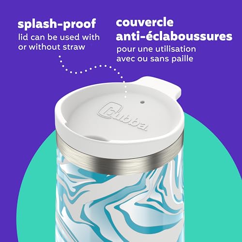 Bubba Radiant Tumbler, 24 oz (709 ml), Insulated Stainless Steel Water Bottle with Straw Lid, Scuba Marble Swirl by bubba - Image 3