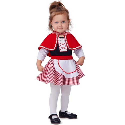 Disfraz para bebé Caperucita Roja para Halloween miniatura 1
