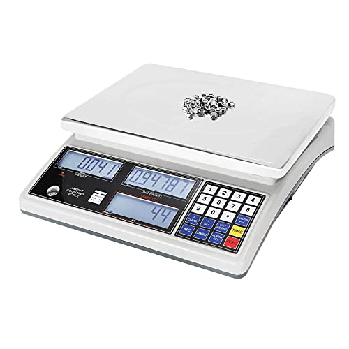SAeWare Industria Digital Scale for Parts and Coins kg/g/lb Electronic Gram Scale Piece Counting Scale (6kg/13.2lb 0.1g)