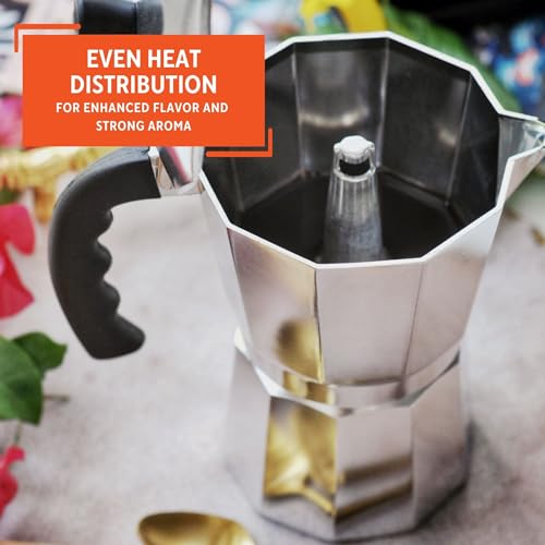 Imusa B120-43V Usa Aluminum Stovetop 6-Cup Espresso Maker thumb #5