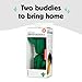 Kikkerland Set of Two Reusable Dyer Buddies for Laundry – Fabric Softener Dryer Balls – Control Static, Remove Wrinkles, Dry Clothes Faster, Cactus