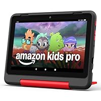 Amazon Fire HD 8 Kids Pro tablet (newest model), ages 6-12. Bright 8" HD screen, includes ad-free content, parental controls, 13-hr battery, slim case for older kids, 32GB, Marvel Avengers