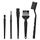 PNOOFR 5 Stück Nylon Antistatische Bürsten PC Reinigungsset Antistatisch ESD Bürste Kit Computer Bürste Staubpinsel Tastatur Reinigungspinsel Mehrzweckbürsten PC Reinigungs Tastaturbürsten