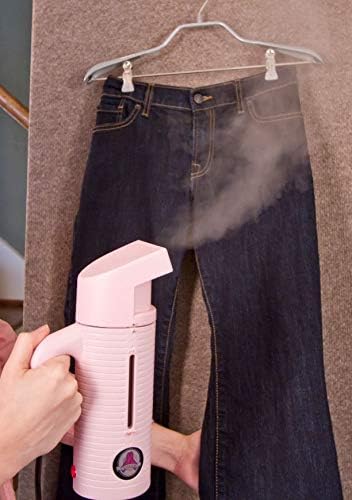 ESTEAM Personal Hand Held Steamer (Pink Series), 120 Volt