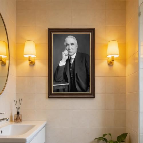 Impression sur toile Warren G Harding cadre suspendu salon