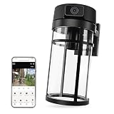 EMOS GoSmart - Smarte Außenkamera mit WLAN & Licht, 4MP 2,5K Überwachungskamera - drehbar mit Bewegungserkennung, Nachtsicht bis 10 m, 2-Wege-Audio - für E27-Lampe - IP44 - Tuya/GoSmart App - schwarz