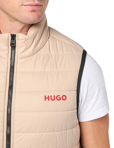 HUGO Men's Stand Collar Puffer Vest3