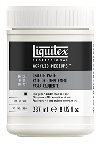Liquitex Pasta craquelar, Blanco, 237ml