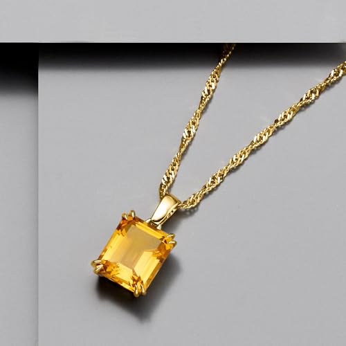 Ross-Simons 5.40 Carat Citrine Pendant Necklace in 18kt Gold Over Sterling3