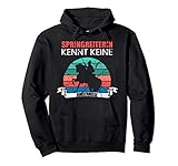 Springreiterin kennt keine Hindernisse Pferdesport Geschenk Pullover Hoodie