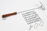 Carteret Home Collection BBQ Customization Branding Iron with Removable Letters