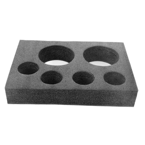 CIYODO 6Hole Milk Tea Packing Tray Beverage Holder for Coffee Cups Drinks Cup Carrier Space Saving Design for Restaurants Coffee Shops Non Slip Material for Secure