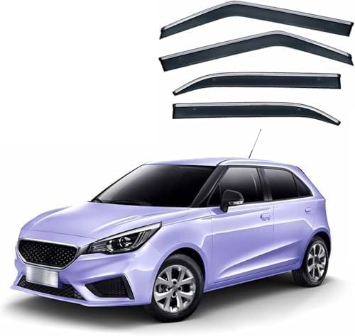 PANXUC Car Wind Deflectors for MG MG3 MK2 2011-2024, Side Window Wind Rain Deflector Window Visor Sun Rain Guard Smoke Guards