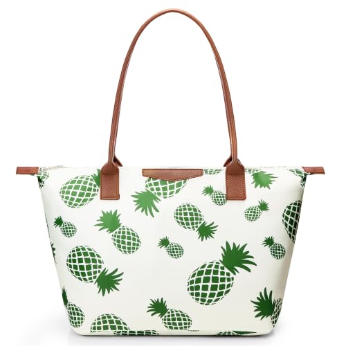 Image of Tote Bag for Women, Casual Hobo Foldable Shoulder Zipper Handbag