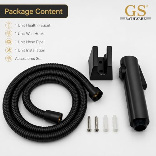 Image of India's No.1 Premium Black Health Faucet Complete Set