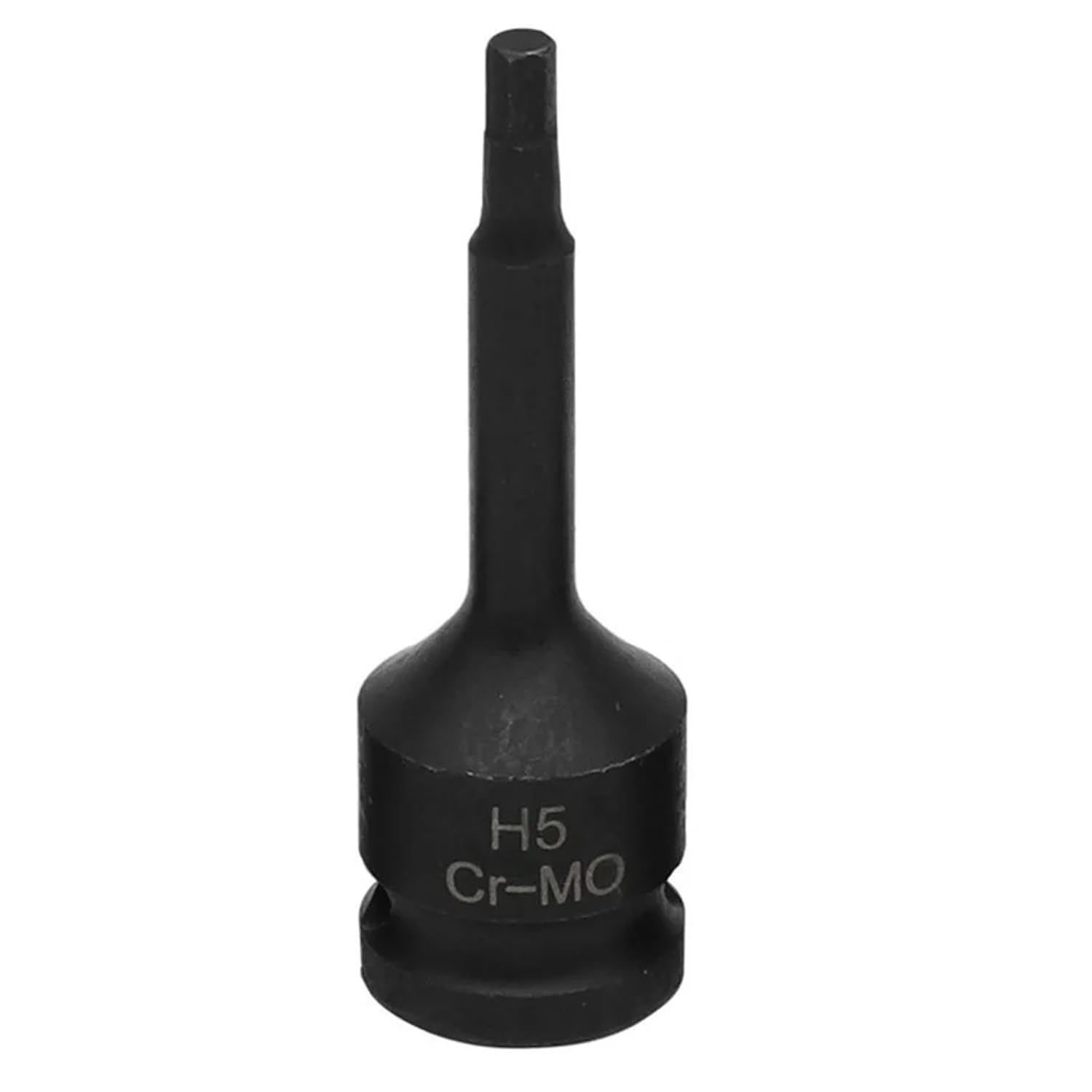 Juttzzei Impact Hex Bit Socket, 1/2" Drive x H5 (5mm) Allen Key Socket
