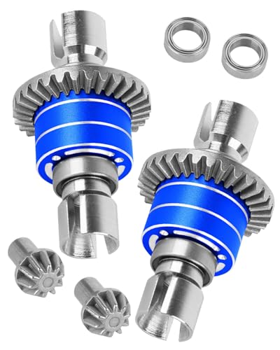 RCYouHott RC Front & Rear Differential Input Gear Kit Upgrades Part for 1/16 H16BM H16PL H16GT H16DR 16207 16208 16209 16210,1/14 14209 14210 14301 14303 Diff,Navy Blue