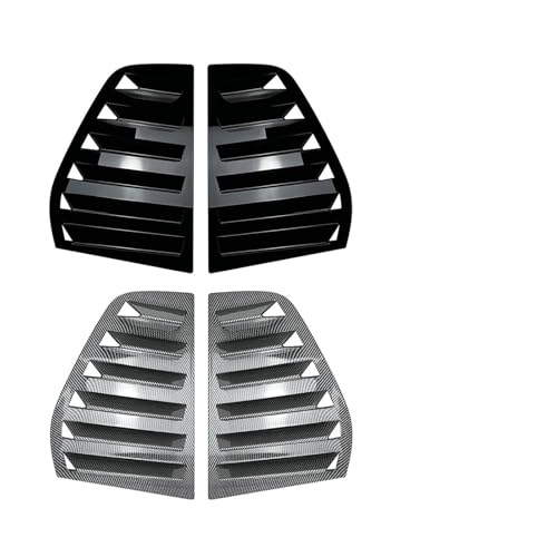 Automotive Styling Upgrade Compatible for MK5 Window Louver Driving Visibility Enhancer Blind Spot Reduction Easy Installation Design((G30 G38) 16-19 Year A)