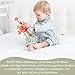 BOBY’S Activity Greifball Baby Spielzeug Silikon Beißring sensorisches Montessori Motorik Spielzeug Baby Beißring Greifspielzeug Babyspielzeug Lernspielzeug Frühförderung 0-36 Monate BPA-frei (Rot)