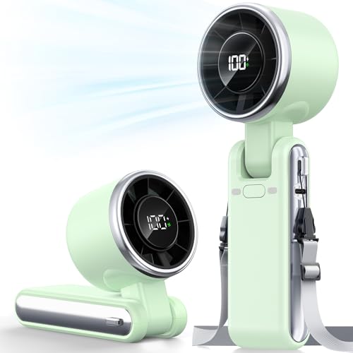 Bearwind Portable Handheld Turbo Fan 5-Speed High Airflow 4000mAh Battery