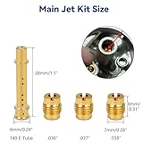 SHIQINHA #8 Flywheel Timing Key & Carburetor Jet Kit Compatible with Predator 212cc 196cc 224cc Coleman CT200U BT200X CT200U-EX Baja Warrior Mini Bike KT196 Go Kart 6.5 HP GX160 Clone Engine Parts - Image 8