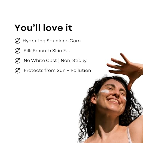 Image of Silk & Squalene SPF 50 Sunscreen Gel | 50ml | Unisex | Broad Spectrum PA++++, Niacinamide + Vitamin C, No White Cast, Lightweight Hydrating Daily Sun Protection
