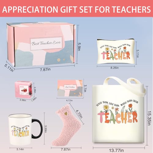 38% Off Teacher Gift Set with Coffee Mug & Tote Bag