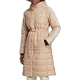 Lange geschnittene Jacke Adidas, Slim Jacket L, Winterjacke, Zauberer Beige, 42, Frau