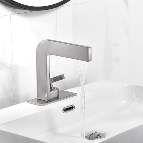 Robinet de lavabo à levier unique avec jet cascade fluide et précis - 6