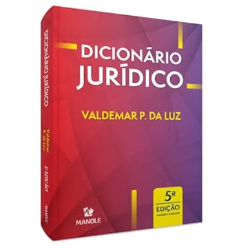 Capa do livro Dicionário jurídico