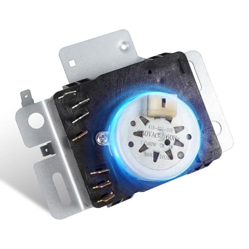W10745655 W10857612 Dryer Timer Compatible with Whirlpool, Maytag, Amana NED4655EW1, YNED4655EW1, RED4516FW0, 230V Dryer Timer Replacement for 418-095-20-B5, PS11731366, OEM Quality, 2-Year Warranty