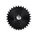 Jeremywell #25 Roller Chain Sprocket B Type 1/2'' Bore Hardened 30 Tooth