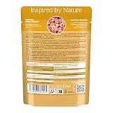 catz finefood N° 17 Geflügel & Garnele Feinkost Katzenfutter nass, verfeinert mit Karotte & Cranberry, 16 x 85g Beutel