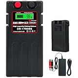 HEMAJUN（ヘマジュン） 電動リール用バッテリー 10400ｍAh/14000ｍAh 16.8V 大容量 スーパーリチウム バッテリー DN1700NS 5.0A急速充電器 専用ポーチ付 多機能 USB 2 ボート BMS 保護機能 ダイワ/シマノ製電動リールと互換性あり（115-01-black）