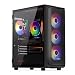 Produktbild KRUX Orona, ATX Computergehäuse, 4x120mm ARGB-Lüfter, Seitenglaspanel, bis zu 340mm GPU, 165mm CPU-Kühlung, 1xUSB 3.0, 2xUSB 2.0, Staubfilter