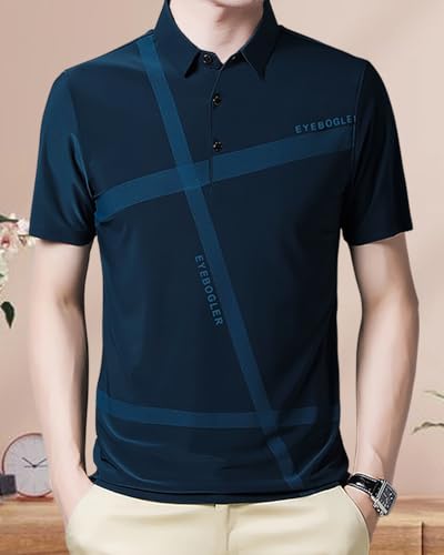 Image of Noble Monk Men's Regular Fit Polo T Shirt |Half Sleeves |Collar Tshirts | Casual T-Shirt for Men