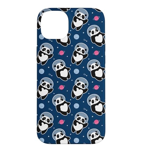 Cute Womens Girls Kids Planets Astronaut Space Panda Lover �X�}�z�P�[�X iPhone 14 Plus �p