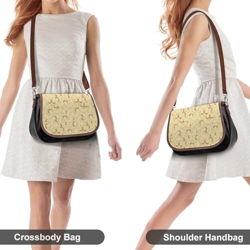 Maggot Beetle Larva Crossbody Bag Anti-Theft Side Shoulder Bags Adjustable Leather Messenger Bag Unisex4