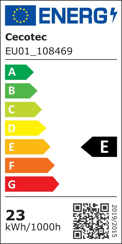 Ventilateur de plafond avec lampe LED et télécommande 75W - Blanc - 9