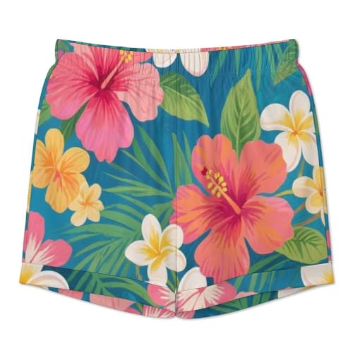 Women Girls Buttoned Pajamas, Short Sleeve Top with Pants4