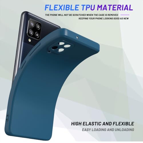 Image of for Samsung Galaxy A42 Case Dark Blue, Scratch Resistant with Soft Touch, Slim Thin Phone Cover for Samsung Galaxy A42