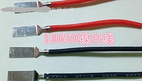 Gimax 1000sets 18650 Battery Nickel Sheet welding Cable - (Color: red plus black, Package: 100Pcs & Above)