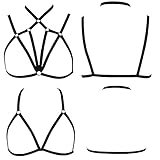 【UAN COMBINACIÓN PERFECTA】 El sujetador cóncavo de color negro es clásico y fácil de combinar con otra ropa, es un buen reflejo de su cuerpo encantador, perfecto con su chaqueta de inicio favorita, corsé, pantalones, etc.